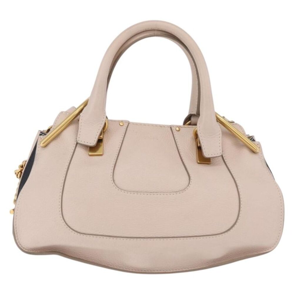 Chloe Hailey Leather Beige Leather Handbag